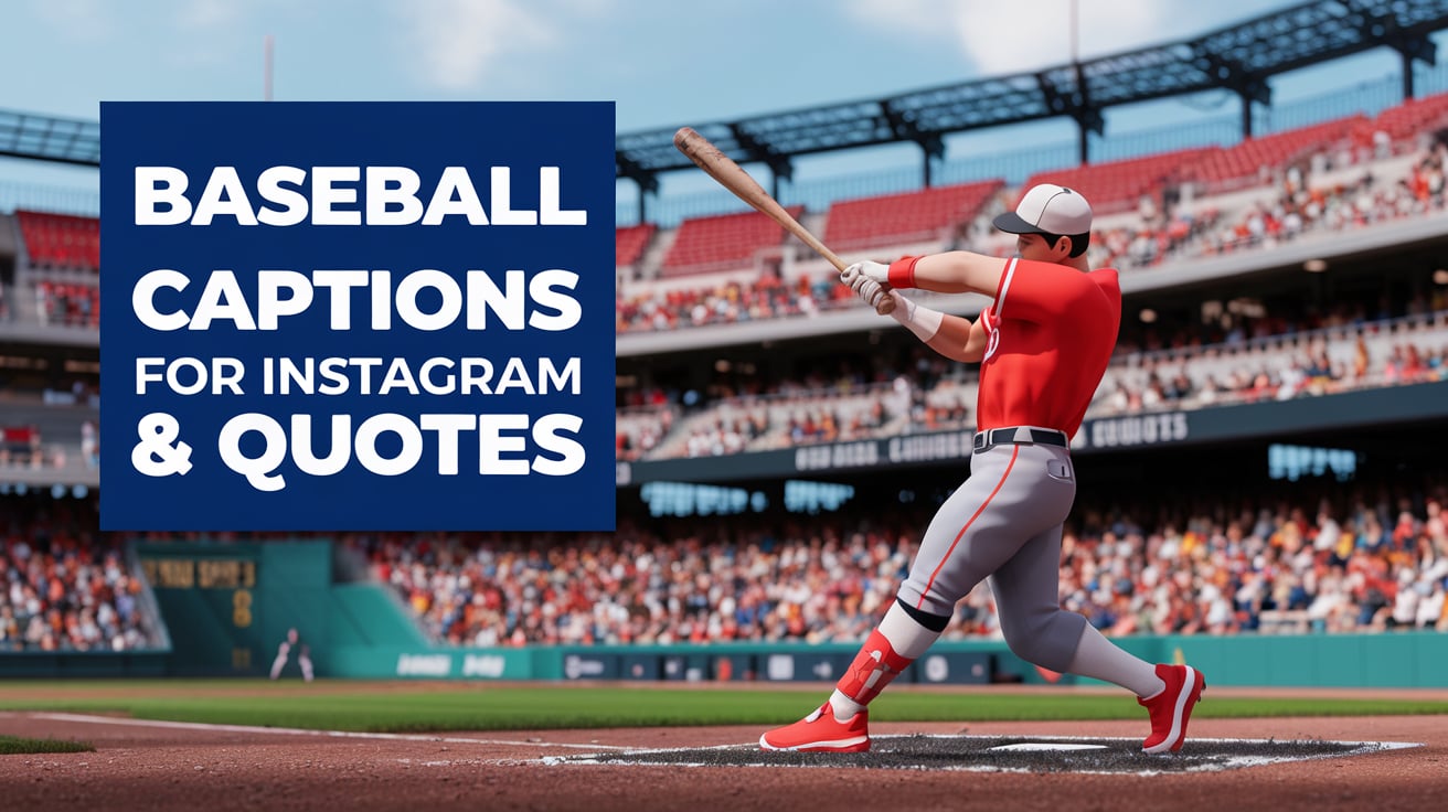 Baseball Captions For Instagram & Quotes